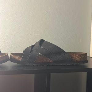 Black size 40 (9 and a half) Birkenstock women’s sandals